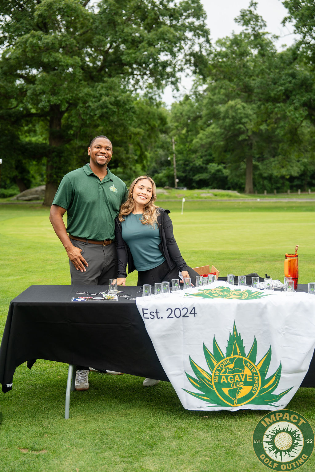 Impact Golf Outing: Vendor Serving Guests