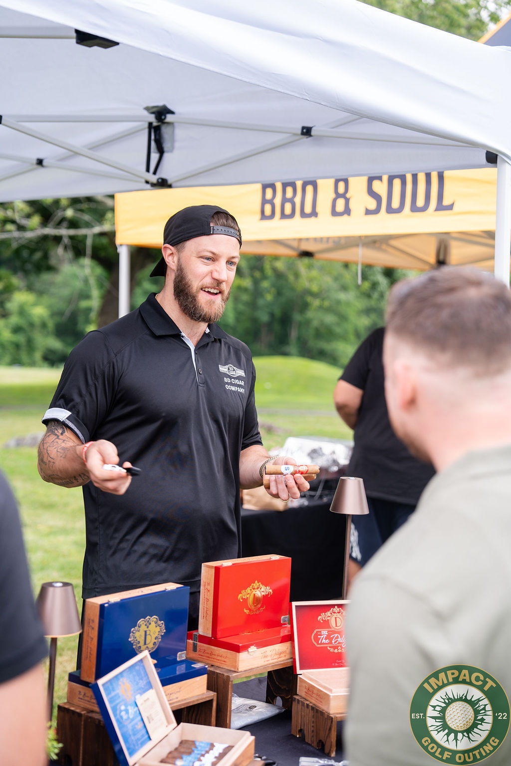 Impact Golf Outing: Reception Vendor Row