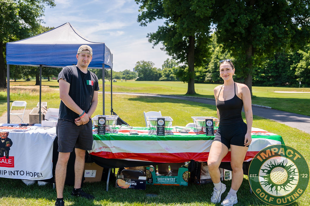 Impact Golf Outing: Vendor Setup Tee Box